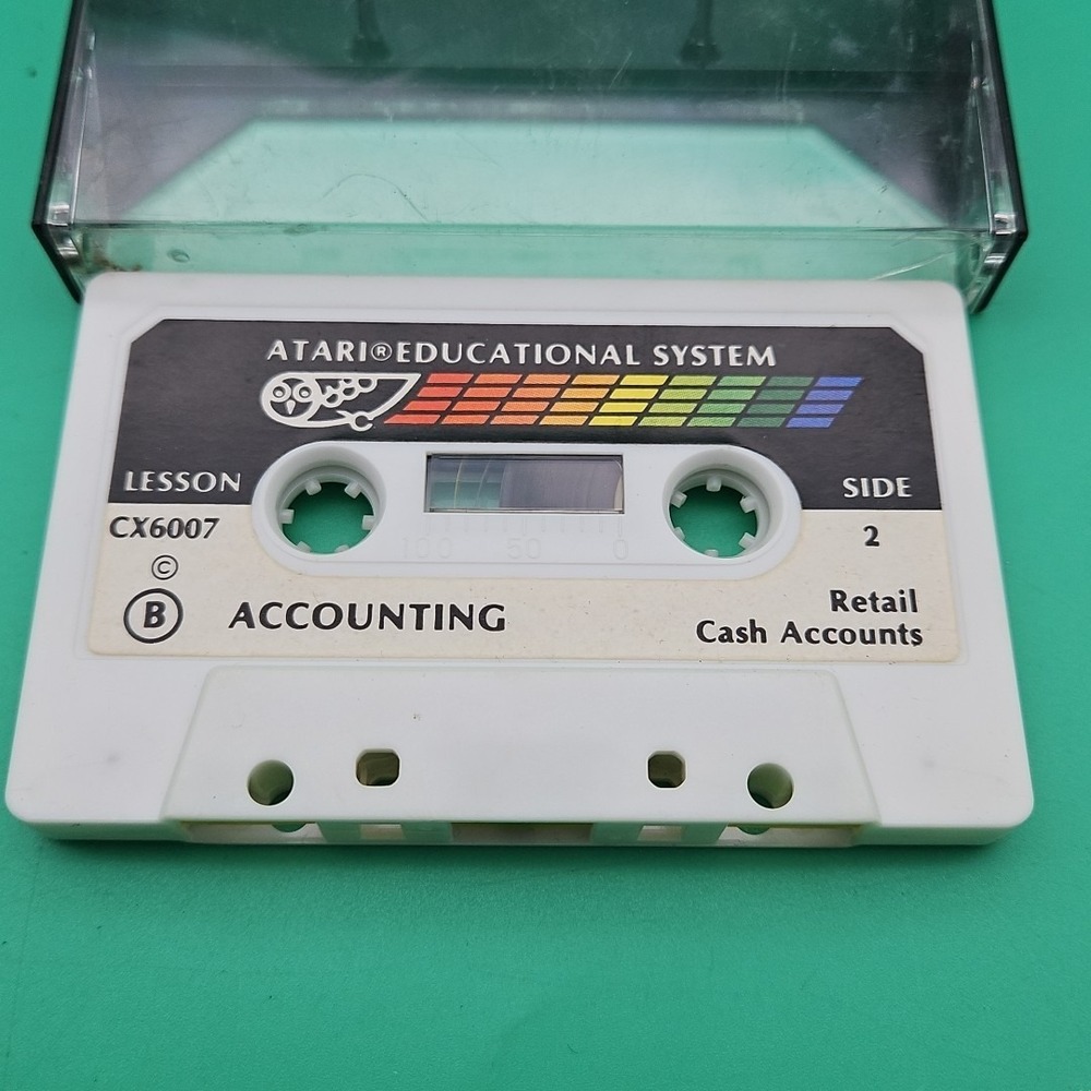 Atari Educational System Cassette Game Accounting Vintage - Picture 2 of 5